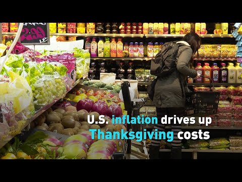 U.S. inflation drives up Thanksgiving costs