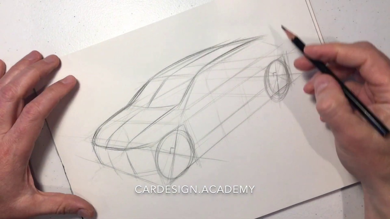 ArtStation - Crossover SUV (CSUV) Sketch - Side view