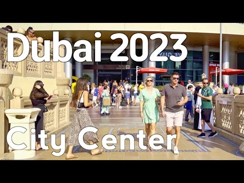 Dubai [4K] Amazing Burj Khalifa, Downtown Dubai, City Center Walking Tour 🇦🇪