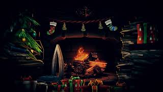 Winter Veil in Azeroth: Decorative Fireplace in a Cozy Study - Winter Veil Music | Warcraft Yule Log