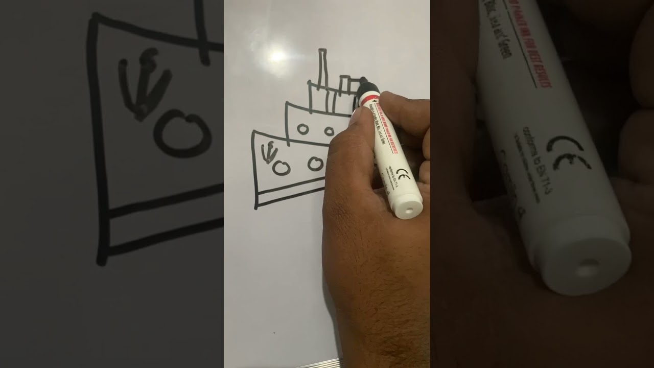 Ship drawing ✍️ easy | doodle Art | 