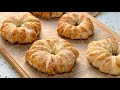 Cronuts o donuts de hojaldre con manzana 🍎 - Un postre fácil,rápido y económico 😋