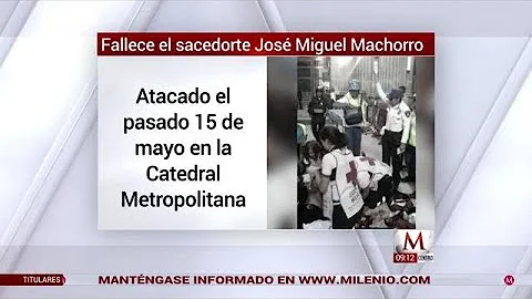 Fallece el sacerdote Jos Miguel Machorro