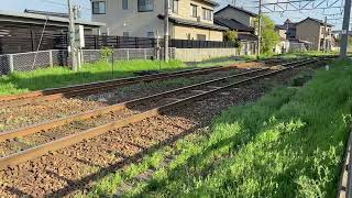 JR七尾線七尾行き16:27羽咋駅到着　2023.4.22