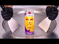 Frozen Red Bull — Ice Cream Rolls | Satisfying Visual ASMR