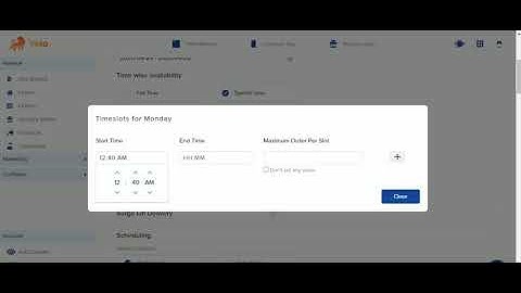 How to Configure Time wise availability of a Merchant on your Marketplace | Yelo | Jungleworks
