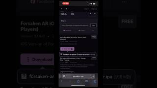 How to Download Forsaken AR SHORT Version | iOS via AltStore Method
