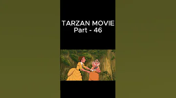 Tarzan Movie (1999) Part-46 #shorts #tarzan #cartoon #viral #shortvideo #kids #disney #movie