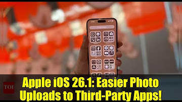 Apple iOS 26.1: Easier Photo Uploads to Third-Party Apps!