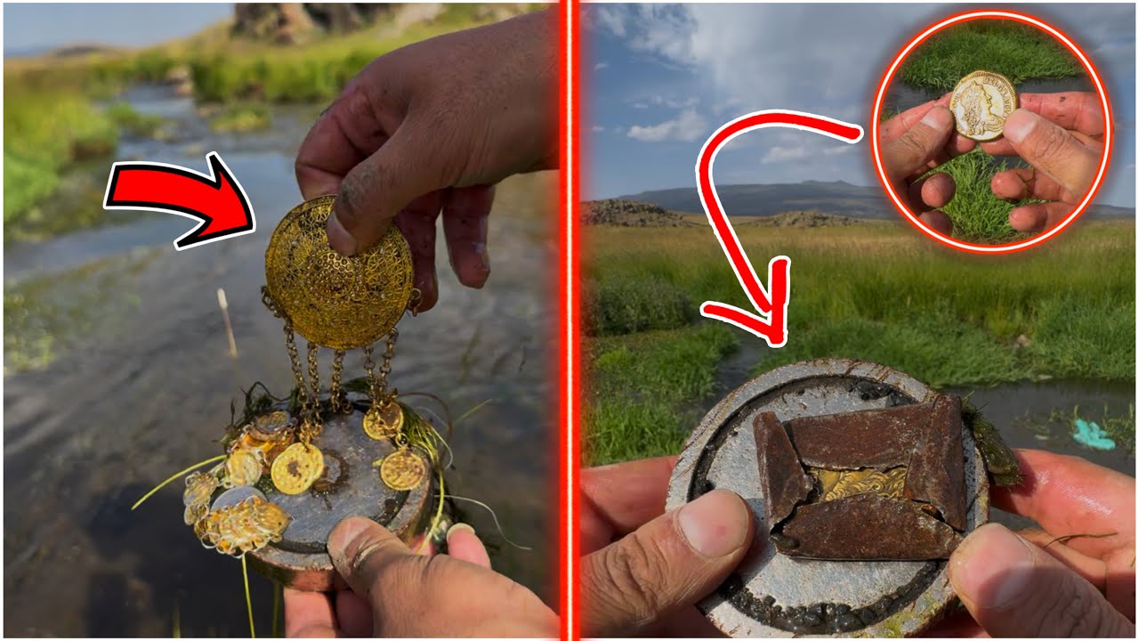 Я искал реку и нашел золотые монеты! 💰 (Охота за сокровищами магнитной рыбалки)
