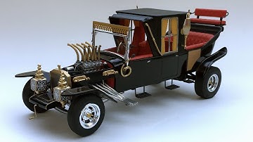 1/25 Scale Munster Koach - Finished Model