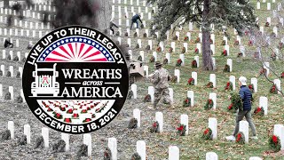 Delivering Wreaths Across America 2021 at Arlington National Cemetery
