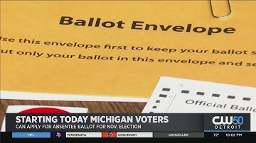 Michigan Election Officials Plan for Absentee Voting in November