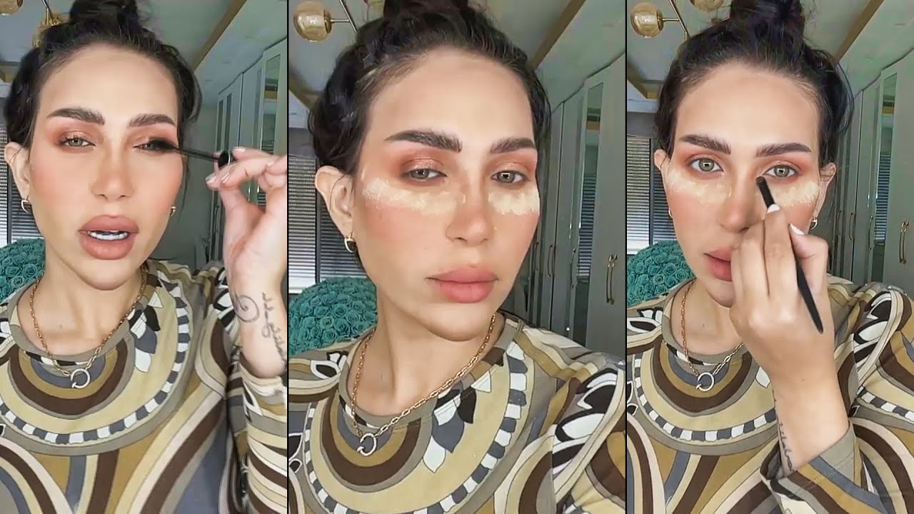 دكتوره خلود تتوريال ميك اب عنابي ناعم يجنن 💙