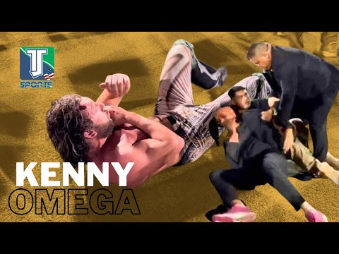 Kenny Omega ATTACKED by Takeshita & Don Callis by a Security Guard that doesn't UNDERSTAND Kayfabe