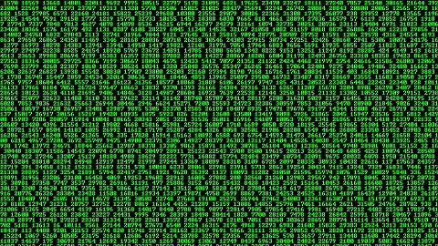 MATRIX FALLING CODE EFFECT- NOTEPAD