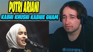 Putri Ariani - Kabhi Khushi Kabhie Gham (LIVE Perform) REACTION