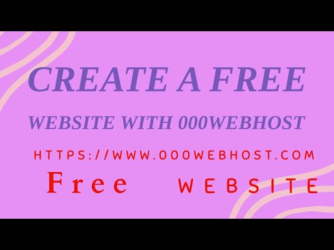 Vídeo: Com apuntes Freenom a 000webhost?