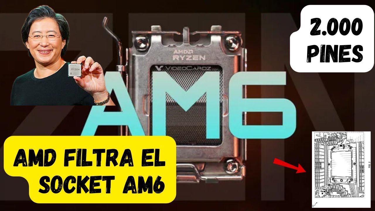 AMD FILTRA El nuevo Socket AM6 22% MAS PINES es una locura! - YouTube