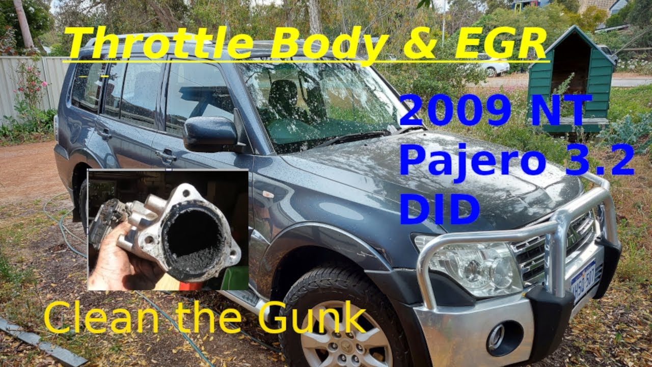 Mitsubishi Pajero 2009 EGR Clean? #Pajero #EGR - YouTube