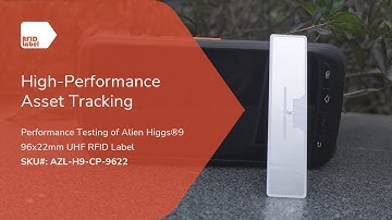 Alien Higgs®9 96x22mm UHF RFID Label Testing