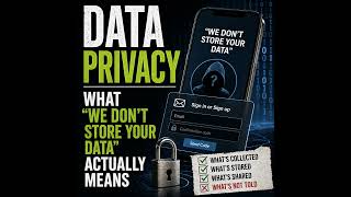 Data Privacy — What We Don't Store Your Data Actually Means