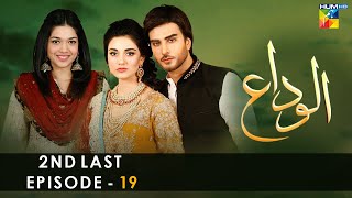 Alvida - 2nd Last Episode 19 - [ Sanam Jung - Imran Abbas - Sara Khan ] - HUM TV