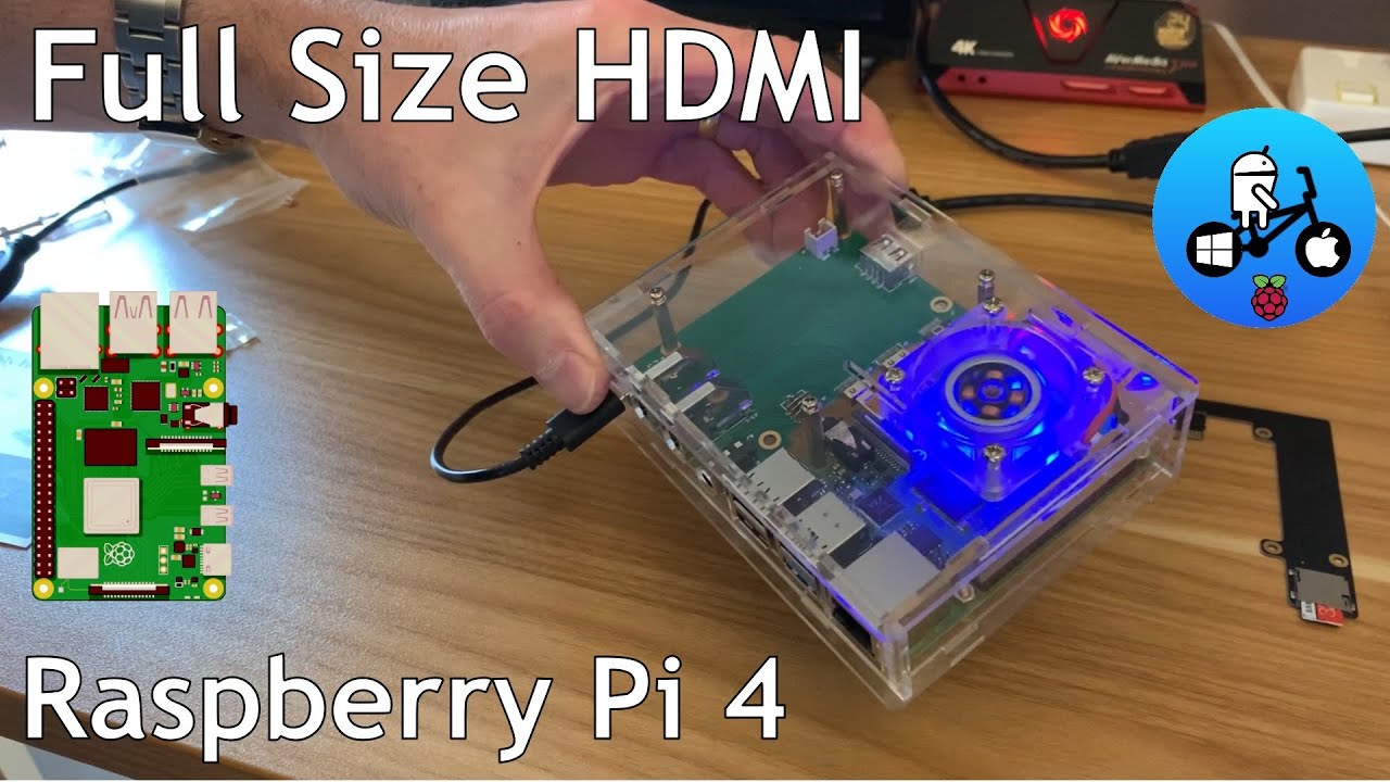 Add Full size HDMI to Raspberry Pi 4