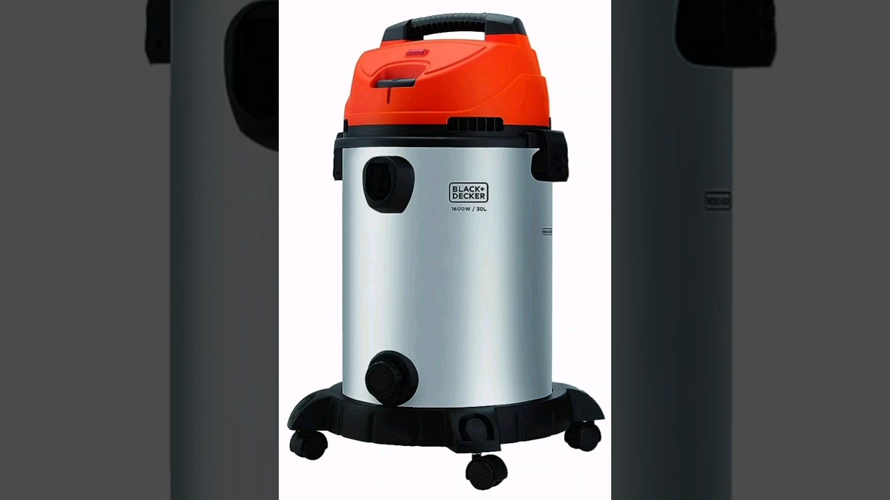 Stainless Steel Vacuum Cleaner & Blower With HEPA Filter & Reusable 30-Litre 1600 Watt 16 KPa