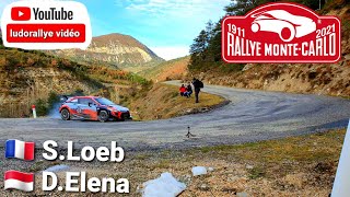 Essais tests rallye Monte-Carlo 2020 Sébastien Loeb / Daniel Elena full attack on the limit