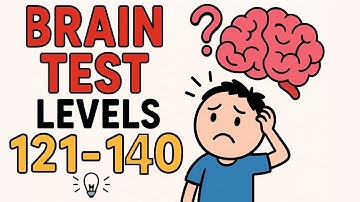 Brain Test: Tricky Puzzle – Levels 121-140 | Solution | KidzPlayz