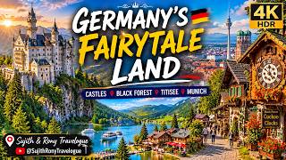 Germany's Fairy-tale Land in 4K HDR 🇩🇪 Castles, Black Forest, Titisee & Munich