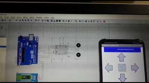 Control de motores DC a través del módulo Bluetooth conectado a la aplicación 