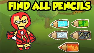 Draw a Stickman Epic 3 Find All Pencils Gameplay [ IRON MAN as Stickman ] screenshot 5