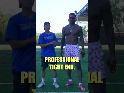 Can A Tennis And Soccer Player GUARD A PROFESSIONAL FOOTBALL Player! #shorts