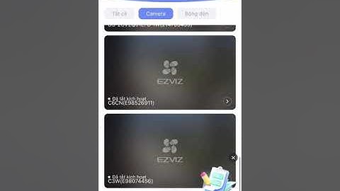 Cách mở chức năng tự xoay theo chuyển động auto tacking - camera Ezviz