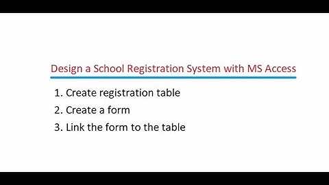Design data entry form and Report in MS Access with VBA code
