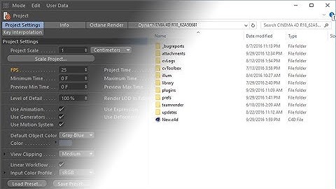 Cinema 4D Quicktip: Default to 25 FPS with a New.c4d File