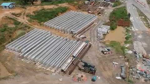 Bakun Interchange Progress May 2018. Pan Borneo Highway WPC-10