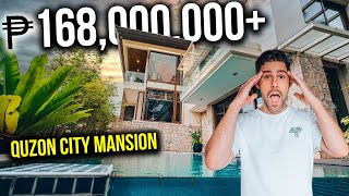 INSIDE a ₱ 168 MILLION Mega MANSION  Luxury FILIPINO HOME in Quezon City