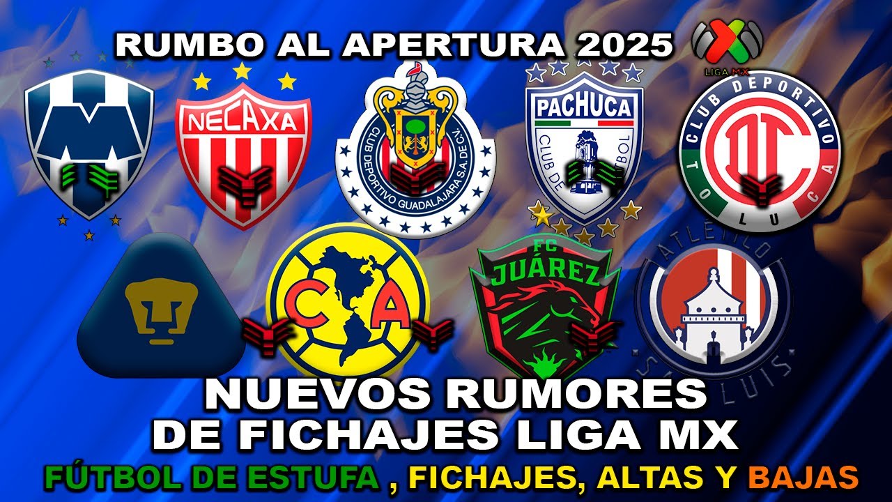 NUEVOS FICHAJES Y RUMORES PARA LA LIGA MX APERTURA 2025 | POCHO BAJA DE ...