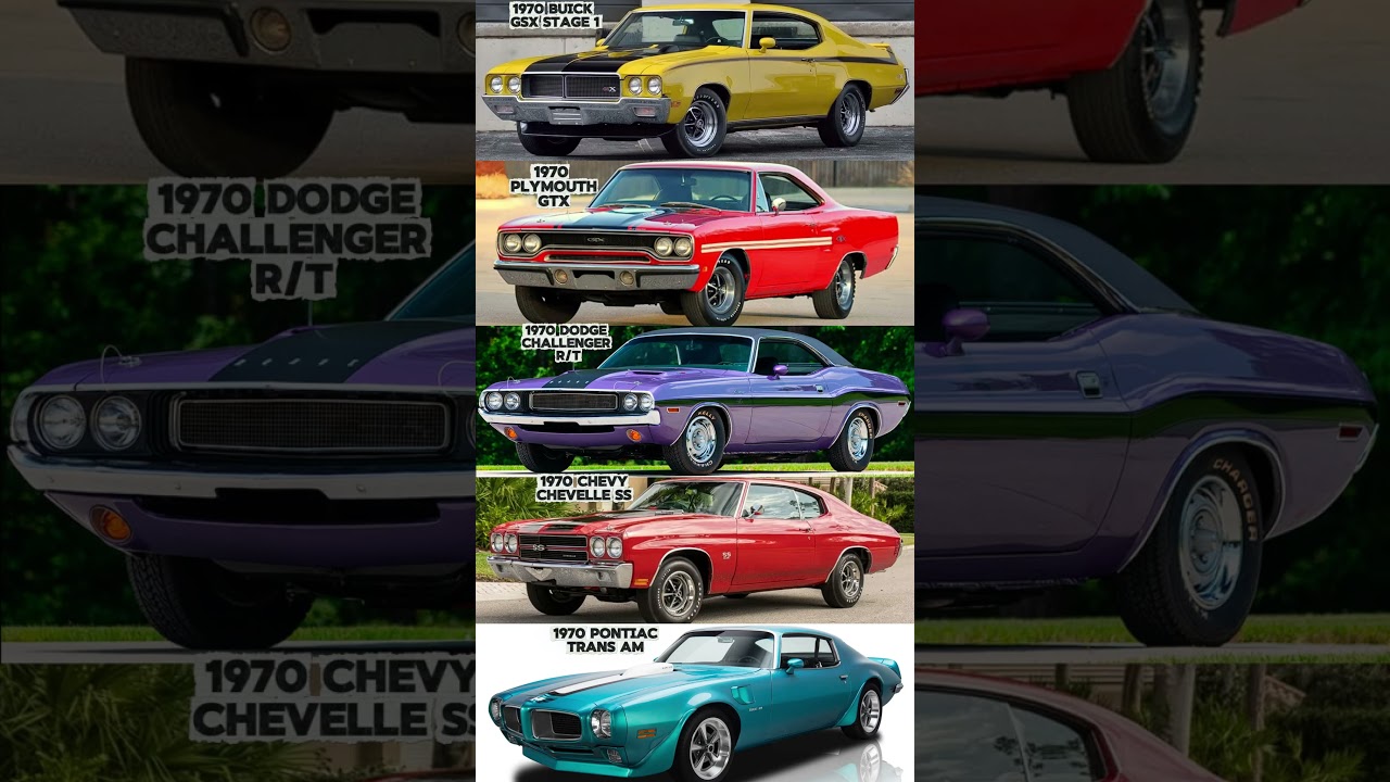 GSX Stage 1, GTX, Challenger R/T, Chevelle SS, or Trans AM?