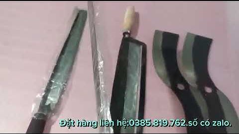 Lưỡi dao thái chuối thép nhíp dao băm máy lưỡi cắt cỏ chế từ lưỡi cưa nhật.
