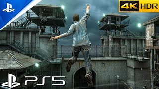 PRISON ESCAPE (PS5) Immersive ULTRA Graphics Gameplay [4K60FPS] Uncharted 4