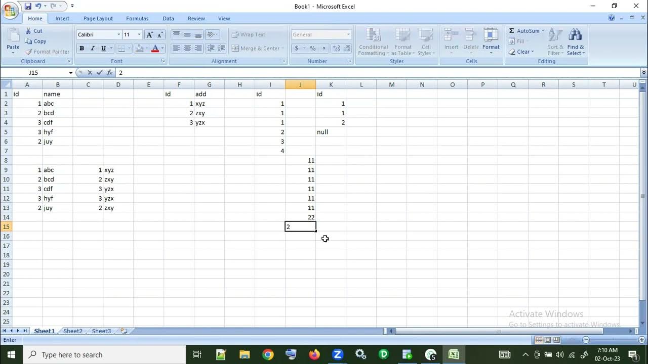 Set operators in sql youtube