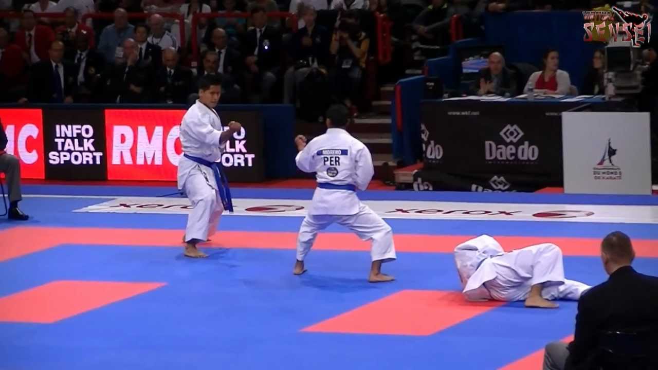 Peru Male Team Kata Unsu Bunkai Bronze Final 21st Wkf World Karate Championships Paris