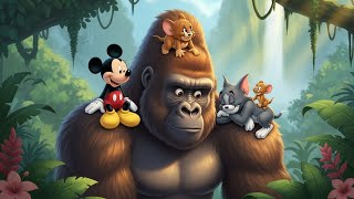 🐭🦍 Mickey Mouse, Tom & Jerry’s Jungle Friendship Adventure | DreamDoodle Kids screenshot 3