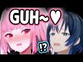 Ao-Kun Hears Calli&#39;s &quot;GUH&quot; For The First Time And Got Surprised By How Cute It Sounds【Hololive】