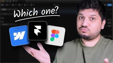 Framer vs Webflow vs Figma Sites - Which is the BEST Web Design Tool?
