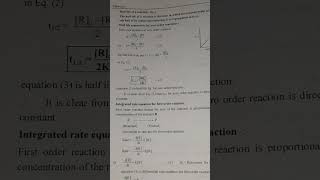 Chemical Kinetics Part 2 class 12#shortvideo #study #vlog with my vibe